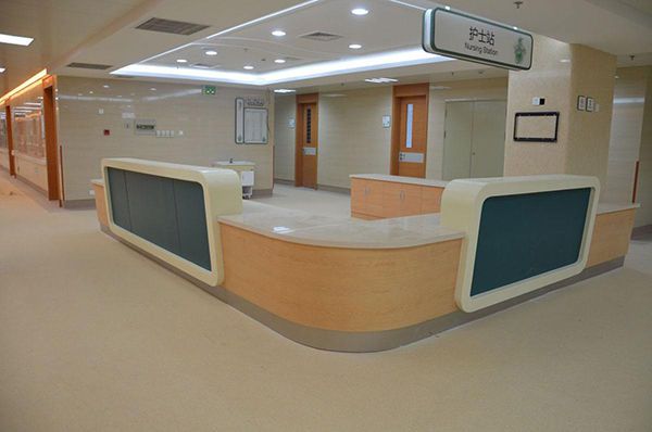现代医院护士站装修图片