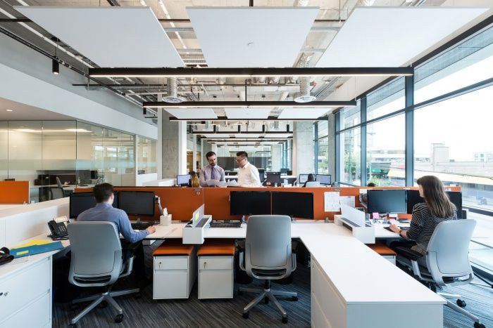 合肥1500平办公室装修设计效果图