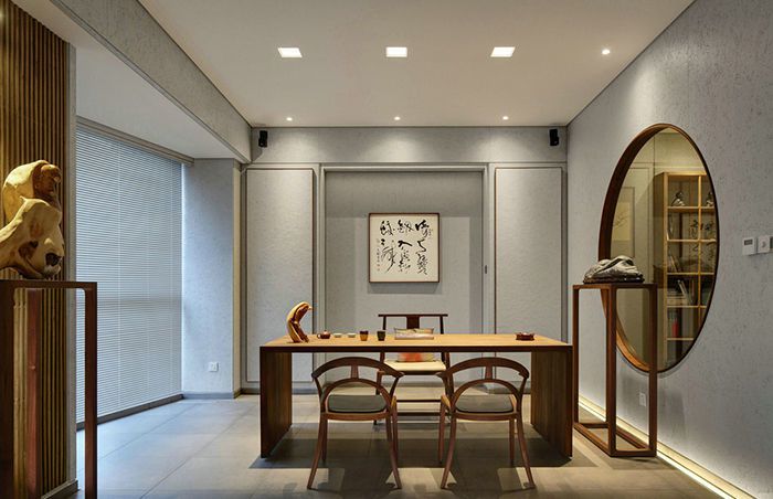房地产公司可以做新中式风格办公室装修吗？能凸显企业格调吗？