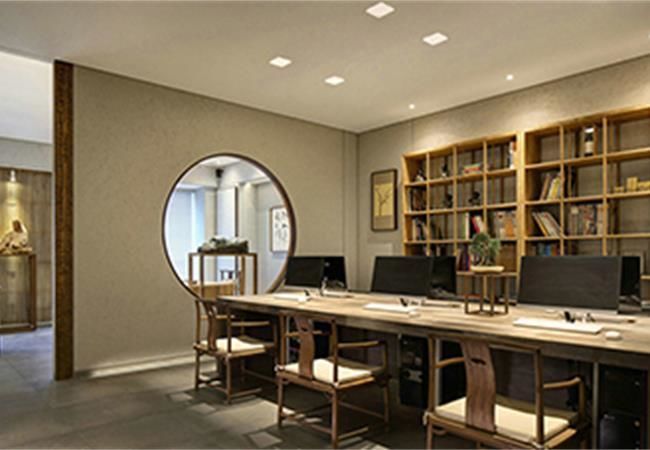 新中式风格办公室装修：实现装饰效果和造价控制的统一