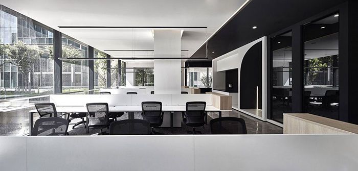 黑白风格办公室装修设计有什么技巧