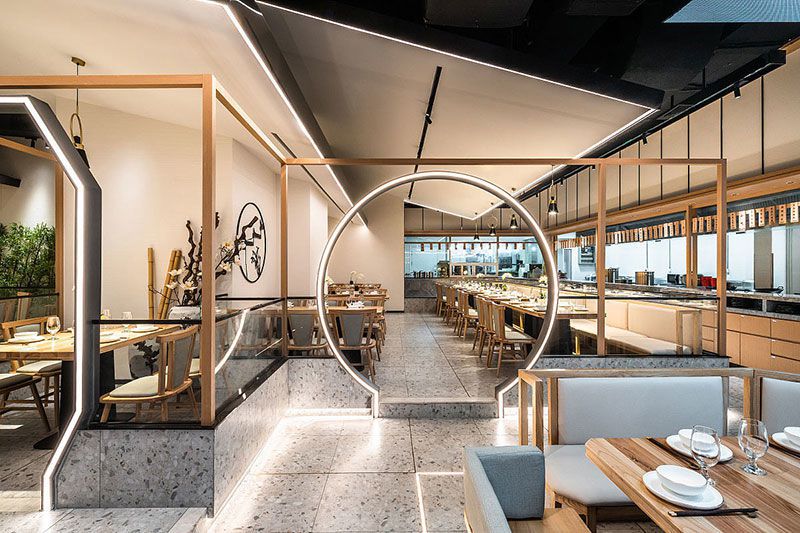 新中式风格川菜馆装修设计案例