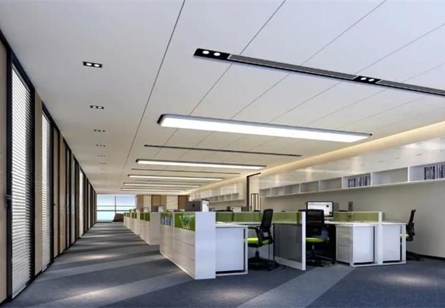 明亮简洁的合肥300平办公室装修设计