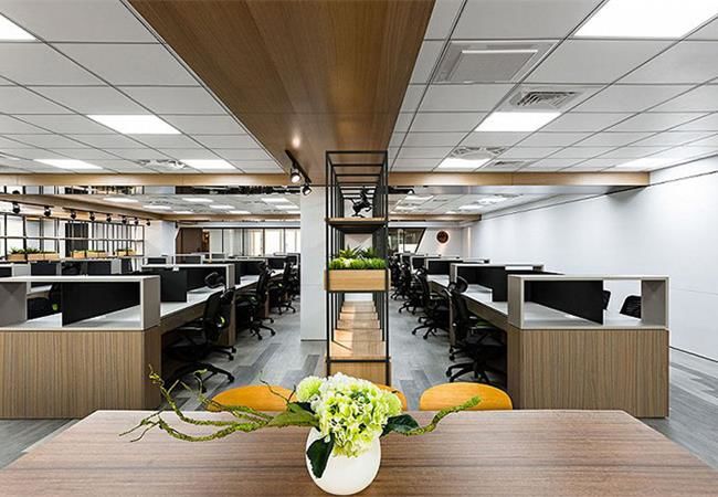 简约时尚的现代化合肥办公室空间装修，有哪些特点