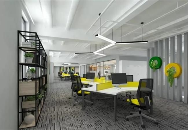 用好“色”的合肥办公室装修，更加使空间，眼前一亮